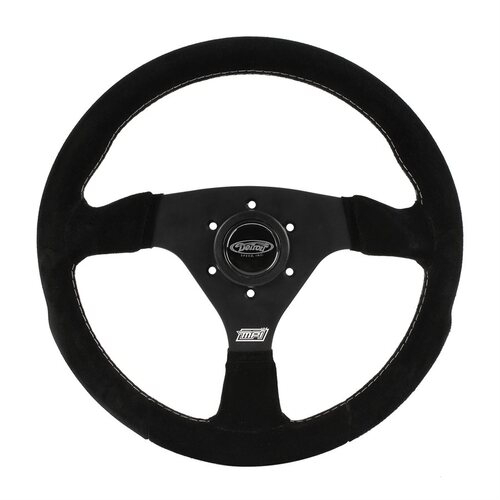 Detroit Speed Steering Wheel, MPI GT1, Suede, w/ Edition Horn, Each