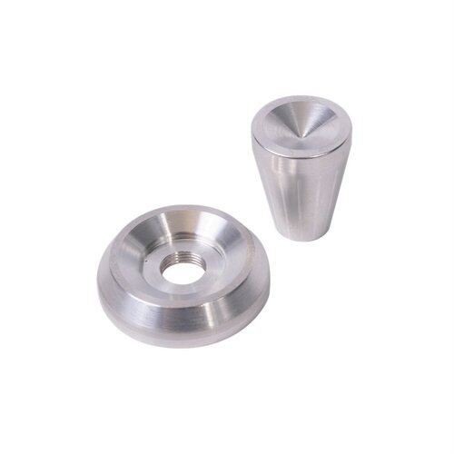 Detroit Speed Dash Knob, Headlight Type, Billet Aluminum, Natural, Chevy, Each