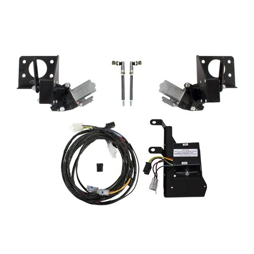 Detroit Speed Headlight Doors, 68-78 Corv C3 Elec Headlight Door Kit