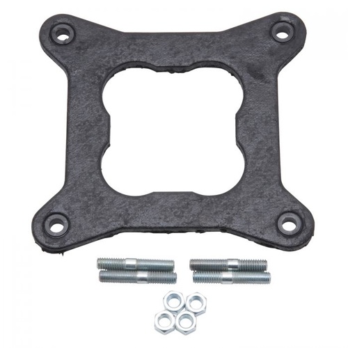 Edelbrock Carburetor Base Gaskets, Nitrile Rubber Composite, 4-Barrel, Square Bore, Open Center, .032 in. Thick, Kit