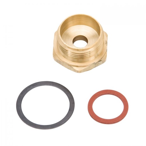 Edelbrock Fuel Fitting, Brass, Natural, Crush Washer, Holley, 2300, 4150, 4150HP, 4500, 4500HP, Each