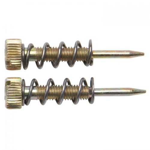 Edelbrock Idle Mixture Screws, Steel, Gold Iridited, Performer, Performer AVS, Pair