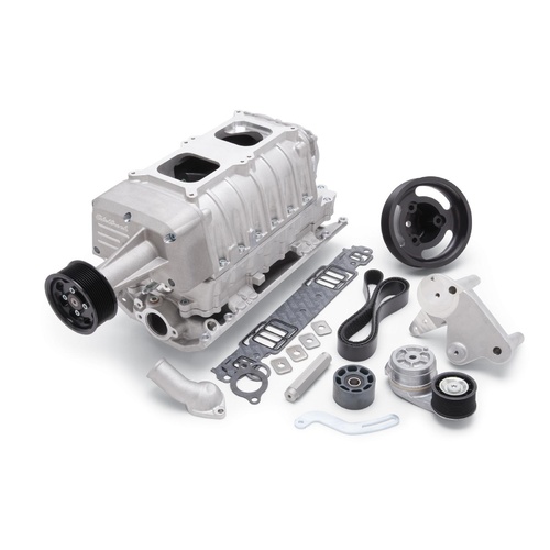 Edelbrock SUPERCHARGER, SC SBC TVS2300 NON INTERCOOLED DUAL CARB VORTEC W/OUT CARB NATURAL