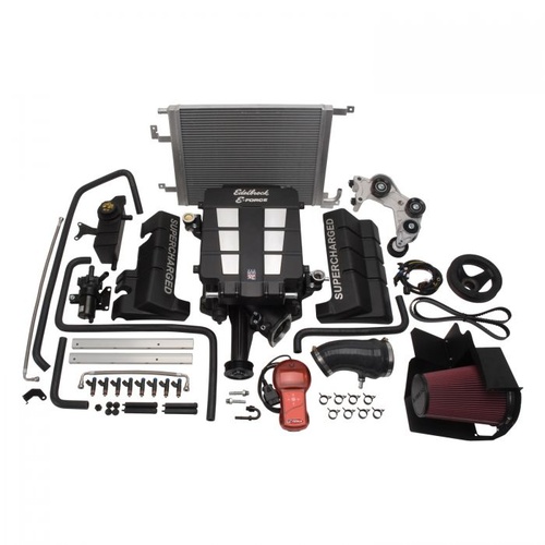 Edelbrock Supercharger System, E-Force Street, Roots, Black Powdercoated, Intercooler, For Chrysler, 5.7L, Kit