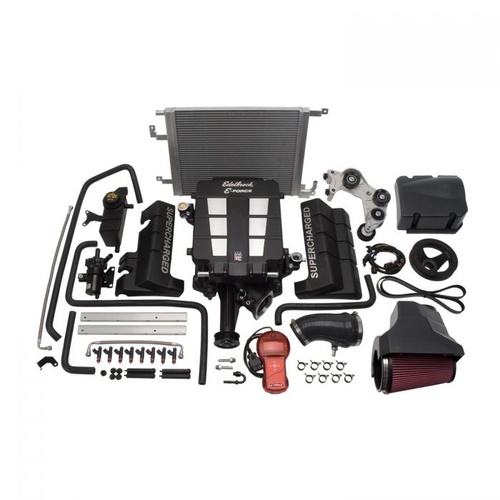 Edelbrock Supercharger System, E-Force Street, Roots, Black Powdercoated, Intercooler, For Chrysler, 6.1L, Kit