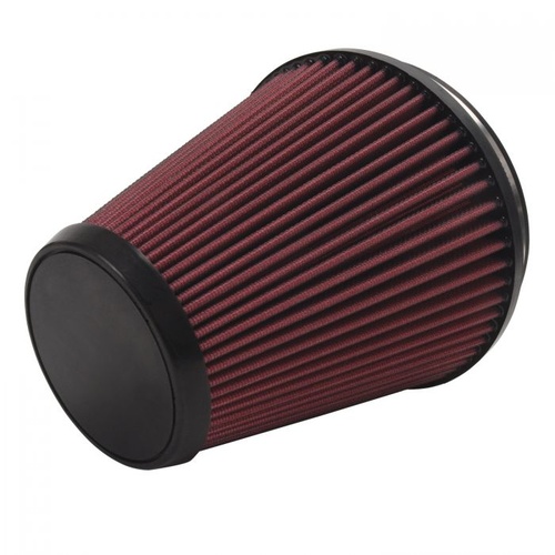 Edelbrock Air Filter, Replacement, Reusable, Conical, Cotton Gauze, Red, 7.0 in. Length, Each
