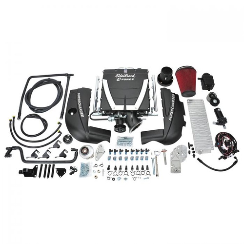 Edelbrock Supercharger, E-Force Universal, Gen IV LS3/L92 Swap, Gen IV Camaro Belt Offset, Tuning Required, Kit