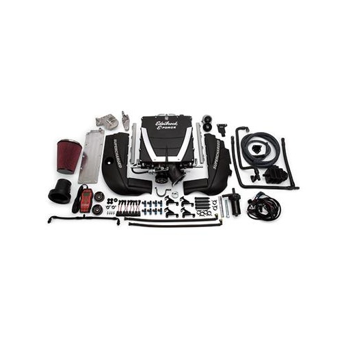 Edelbrock Supercharger, E-Force Universal, Gen III LS1 Swap, Truck Belt Offset, Cathedral Port, Tuning Required, Kit