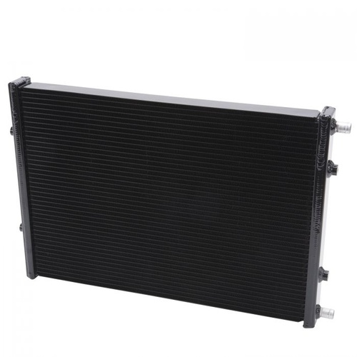 Edelbrock Heat Exchanger, E-Force, Dual Pass, Aluminium, Black, Universal, Each