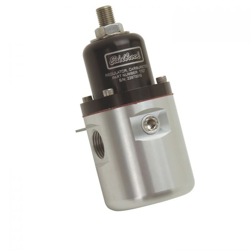 Edelbrock Fuel Pressure Regulator, Aluminium, 5-10 psi, for Carbureted Applications, Each