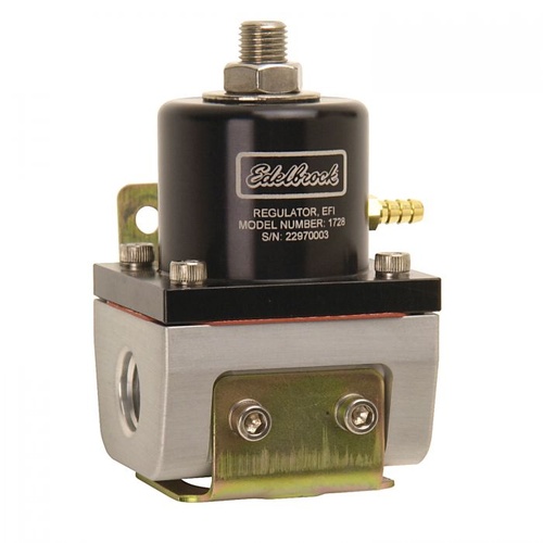 Edelbrock Fuel Pressure Regulator, Aluminium, 35-90 psi, for EFI (Multi-Port Injection) Applications, -6 AN, Each