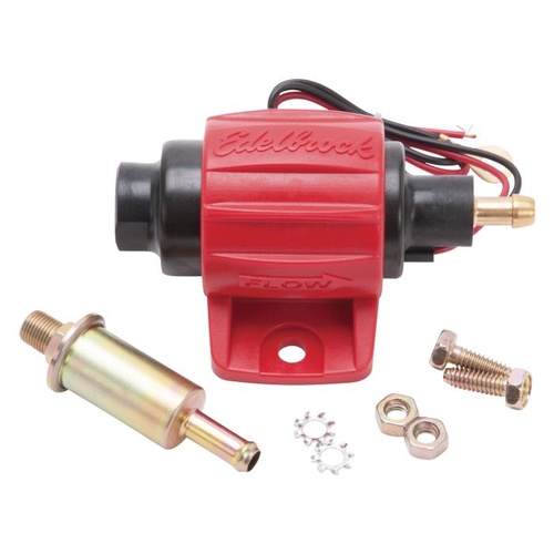 Edelbrock Fuel Pump, Electric, External, Inline, 38 gph, 4-7 psi, Each