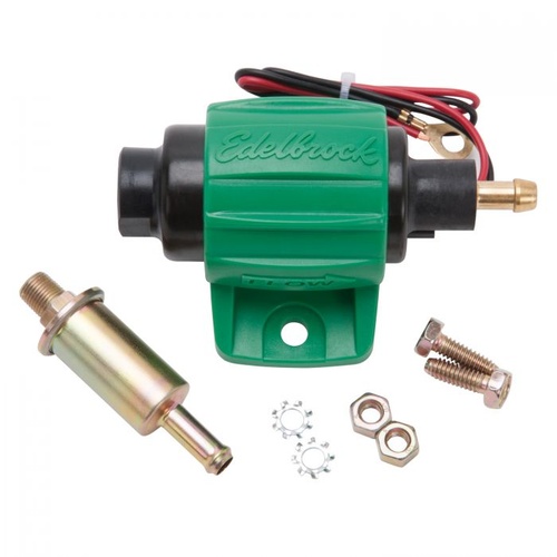 Edelbrock Fuel Pump, Micro, Electric, Diesel, 38 gph, 4-7 psi, Kit