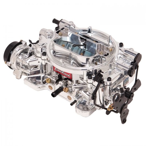 Edelbrock Carburetor, Thunder AVS, 500 cfm, Square Bore, Electric Choke, 4-Barrel, EnduraShine, Each