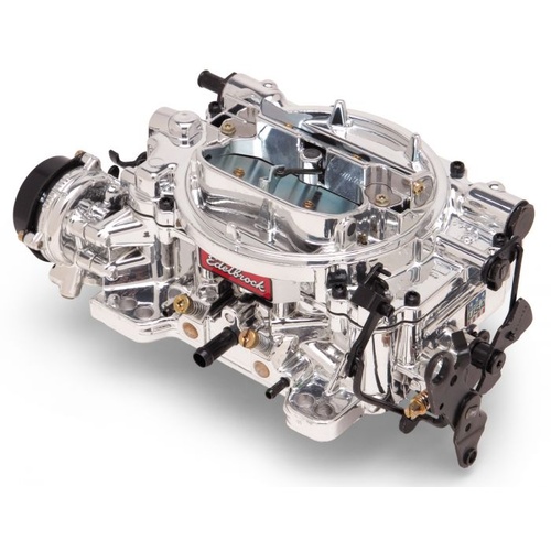 Edelbrock Carburetor, Remanufactured, Thunder AVS, 650 cfm, Square Bore, Electric Choke, 4-Barrel, EnduraShine, Each