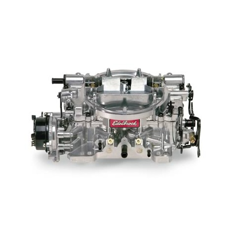 Edelbrock Carburetor, Thunder AVS, 800 cfm, Square Bore, Electric Choke, 4-Barrel, Single Inlet, Silver