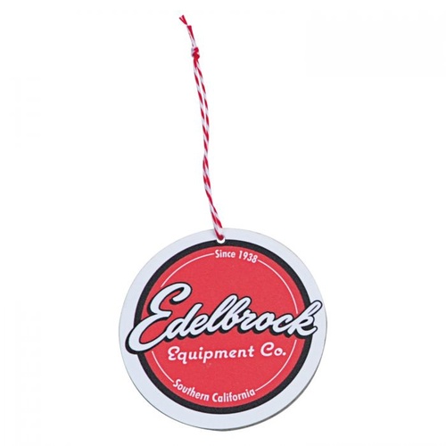 Edelbrock Air Freshener, Since 1938 Logo, Ocean Scent, Cardboard, Each