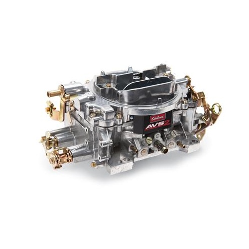 Edelbrock Carburetor, Remanufactured, AVS 2, 800 cfm, 4-Barrel, Square Bore, Manual Choke, Annular Boosters, Satin, Non-EGR, Each