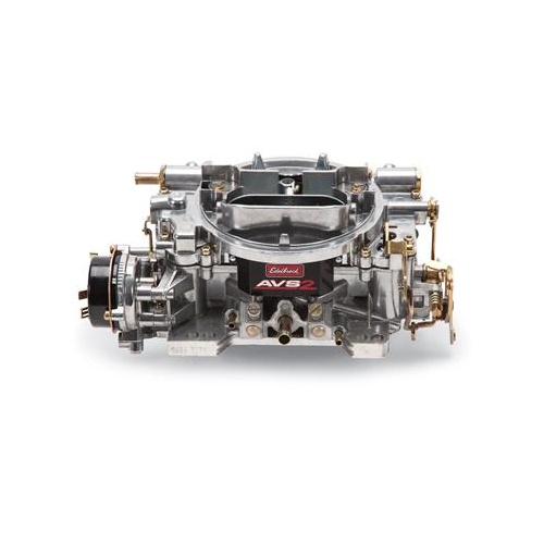 Edelbrock Carburetor, Remanufactured, AVS 2, 800 cfm, 4-Barrel, Square Bore, Electric Choke, Annular Boosters, Satin, Non-EGR, Each