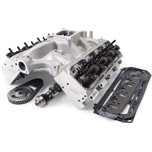 Edelbrock TOP END KIT, PWR PKG TOP END KIT E-BOSS 302 KIT For Ford 8.2in. DECK HEIGHT WINDSOR BLOCK