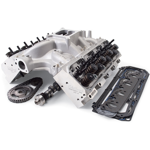 Edelbrock TOP END KIT, PWR PKG TOP END KIT For Ford 351 CLEVELAND KIT TO FIT For Ford 351W (9.5in. DECK HEIGHT)
