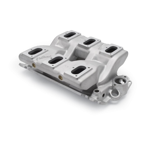 Edelbrock Intake Manifold X1 Ram Log Aluminium Natural 6 2-BarreFor Holden Commodore LS For Chevrolet Small Block Each