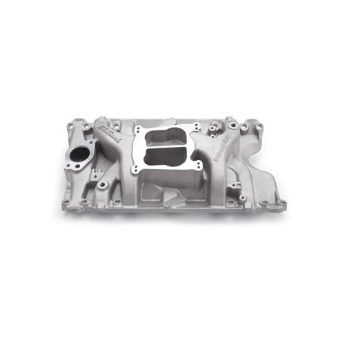 Edelbrock Intake Manifold, Performer, Aluminium, Natural, Square/Spread Bore, For Holden V8, 253, 304, 308, Each