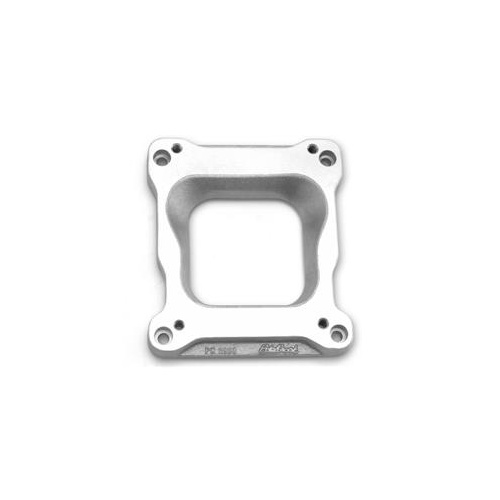 Edelbrock Carburetor Adapter, Open Center, Square Bore Carb To Rochester Small 4-Barrel Manifold, 0.750 in. Thick, Kit