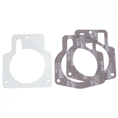 Edelbrock Throttle Body Adapter Plate, Aluminium, Natural, 90mm Bore Diameter, Each