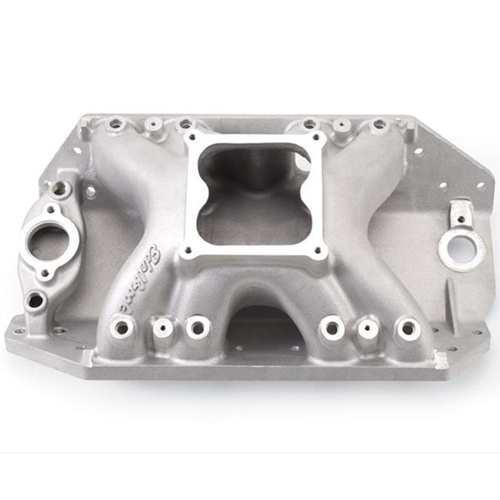 Edelbrock Intake Manifold Big Victor EFI Aluminium Non-EGR for Use On Big Duke Heads Only Big Block For Chevrolet Each