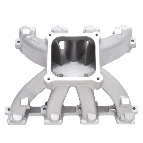 Edelbrock Intake Manifold, Super Victor, Single Plane, 4500 Series, Aluminium, Natural, For Chevrolet, LS3, Each