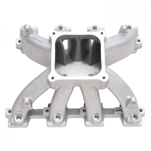 Edelbrock Intake Manifold, Super Victor, EFI, 4500 Style Throttle Bodies, Aluminium, Natural, Multi Port, LS3, Each