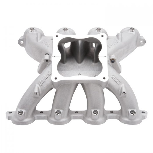 Edelbrock Intake Manifold, Super Victor LS-R, 2-Piece, Single Plane, Aluminium, Satin, 4500 Flange, Each