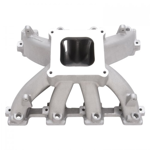 Edelbrock Intake Manifold, Super Victor, EFI, 4150 Style Throttle Bodies, Aluminium, Natural, Multi Port, LS3, Each