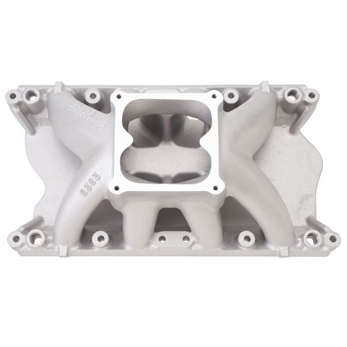 Edelbrock Intake Manifold, Glidden Victor, Single Plane, Aluminium, Natural, Dominator, For Ford, 351W, Each