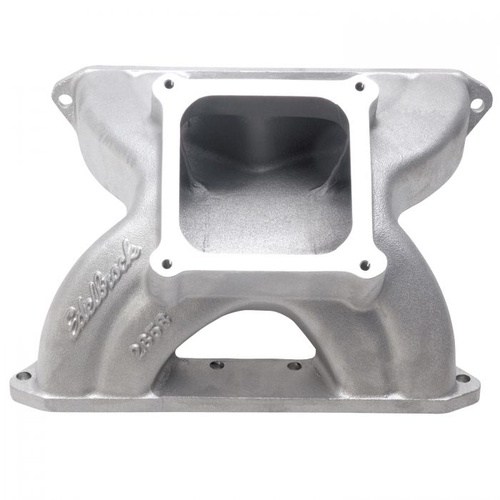 Edelbrock Intake Manifold, Victor Spider, Single Plane, Aluminium, Natural, Dominator, For Chevrolet, Small Block, Each
