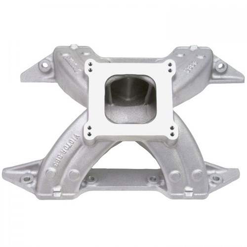 Edelbrock Intake Manifold, Victor, Single Plane, Aluminium, Natural, Square Bore, Non-EGR, For Chrysler, B Big Block, Each