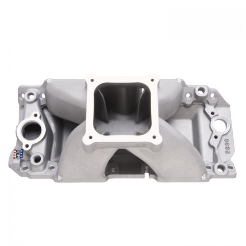 Edelbrock Intake Manifold, Super Victor II, Single Plane, Aluminium, Dominator Flange, CNC Matched, For Chevrolet, 565, Each