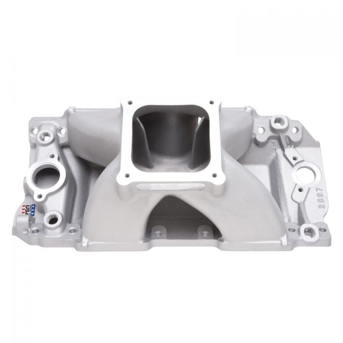 Edelbrock Intake Manifold, Super Victor II, Single Plane, Tall Deck, Aluminium, CNC Matched, For Chevrolet, 454, 632, Each