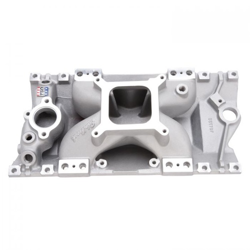 Edelbrock Intake Manifold, Victor E-Tec, Vortec, EFI, Aluminium, Natural, Multi-Port, For Chevrolet, Small Block, Each