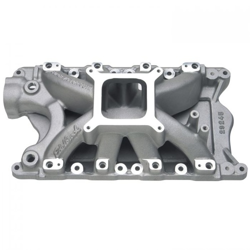 Edelbrock Intake Manifold, Super Victor EFI, Aluminium, Multi-Port, Fits 9.5 in. Deck Height Only, For Ford, 351W, Each