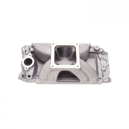 Edelbrock Intake Manifold, Super Victor, Single Plane, Aluminium, Natural, 4500 Dominator Flange, Rectangular Port, For Chevrolet, Big Block, Each