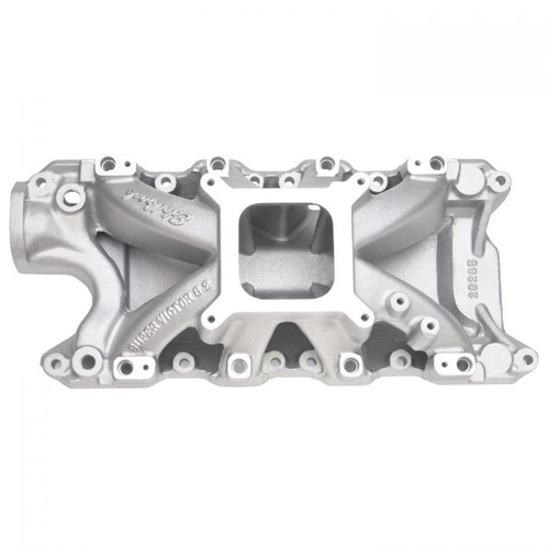 Edelbrock Intake Manifold, Super Victor EFI, Aluminium, Multi-Port, Fits 8.2 in. Deck Height Only, For Ford, 5.0L, Each