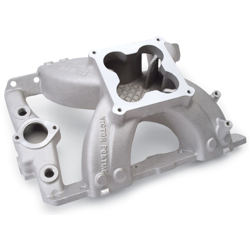 Edelbrock Intake Manifold Victor Single Plane Aluminium Natural Dominator For Pontiac 326-455 Each