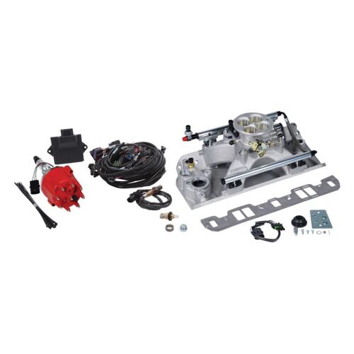 Edelbrock Fuel Injection System, Pro-Flo 4, Self-Learning, Sequential Multi-Port, 550 HP Max, V8, AMC, For Jeep, Kit