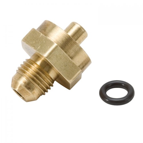 Edelbrock Fitting, Pro-Flow Fuel Pressure Regulator Usage, -6 AN Male AN, Brass, Natural, Kit