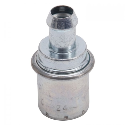 Edelbrock PCV Valve, Replacement, Straight Angle, Plastic, Black, 3/8 in. Inlet Size, for Pro-Flo EFI Systems, Each