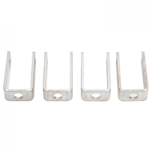 Edelbrock Fuel Rail Stands, Aluminium, Natural, Set of 4