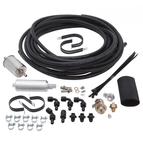 Edelbrock Fuel Pump, 67 gph, 43 psi, Fuel Pressure Regulator, Kit