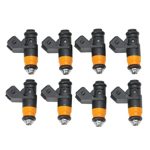 Edelbrock Fuel Injector, 42 lbs./hr., Bosch/EV14, 12.5 ohms, 1.466 in. Seat to Seat Height, Set of 8